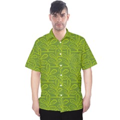 Oak Tree Nature Ongoing Pattern Men s Hawaii Shirt