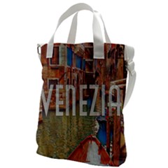 Venezia Boat Tour  Canvas Messenger Bag by ConteMonfrey