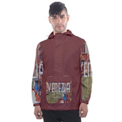 Venezia Boat Tour  Men s Front Pocket Pullover Windbreaker by ConteMonfrey