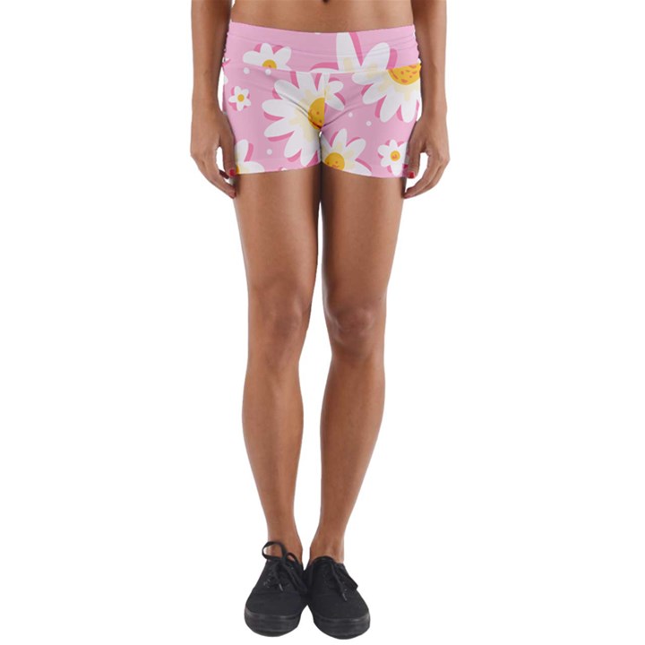 Sunflower Love Yoga Shorts