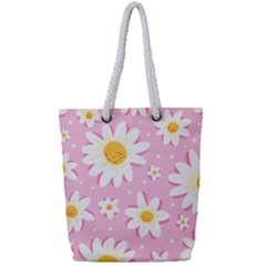 Sunflower Love Full Print Rope Handle Tote (small) by designsbymallika