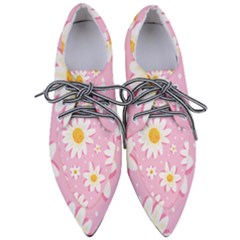 Sunflower Love Pointed Oxford Shoes by designsbymallika