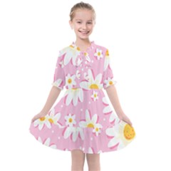 Sunflower Love Kids  All Frills Chiffon Dress by designsbymallika