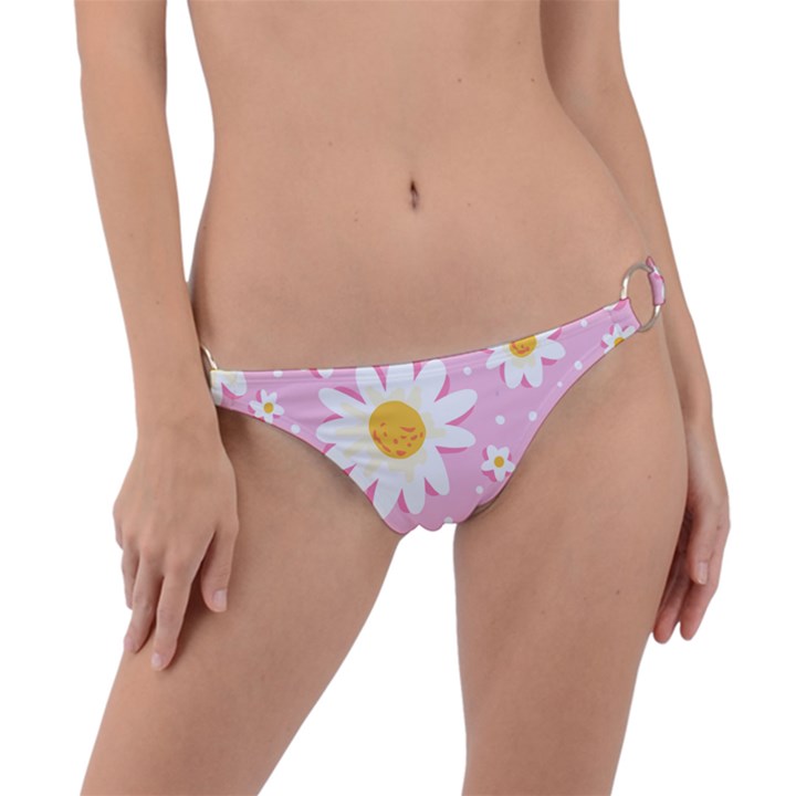 Sunflower Love Ring Detail Bikini Bottom