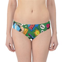 Cartoon Pattern Hipster Bikini Bottoms by designsbymallika