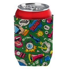 Cartoon Pattern Can Holder by designsbymallika