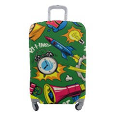 Cartoon Pattern Luggage Cover (small) by designsbymallika