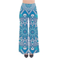 Mandala Blue So Vintage Palazzo Pants by zappwaits