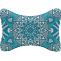 Mandala Blue Seat Head Rest Cushion View1