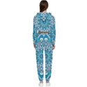 Mandala Blue Cropped Zip Up Lounge Set View2