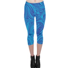 Abstract-pattern-art-desktop-shape Capri Leggings 