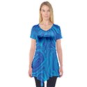 Abstract-pattern-art-desktop-shape Short Sleeve Tunic  View1