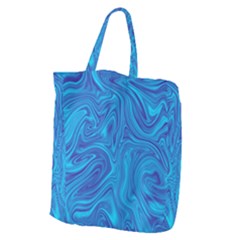 Abstract-pattern-art-desktop-shape Giant Grocery Tote