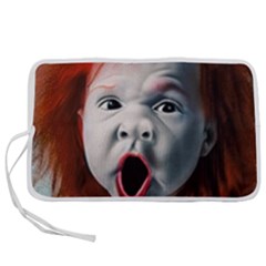 Son Of Clown Boy Illustration Portrait Pen Storage Case (m) by dflcprintsclothing