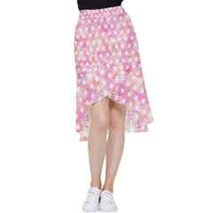 Traditional-patterns Frill Hi Low Chiffon Skirt by nateshop