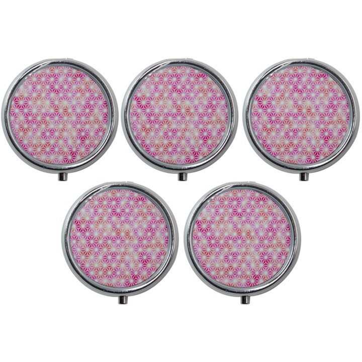 Traditional-patterns Mini Round Pill Box (Pack of 5)