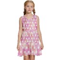 Traditional-patterns Kids  Sleeveless Tiered Mini Dress View1