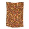 Pattern-orange,seamles,chrismast Small Tapestry View1