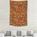 Pattern-orange,seamles,chrismast Small Tapestry View2