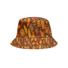 Pattern-orange,seamles,chrismast Bucket Hat (kids) by nateshop