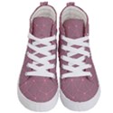 Triangle-line Pink Kids  Hi-Top Skate Sneakers View1