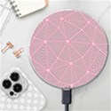 Triangle-line Pink Wireless Charger View1