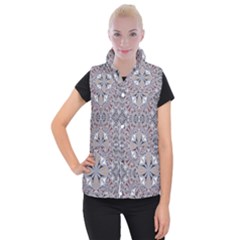 Triangle-design Women s Button Up Vest