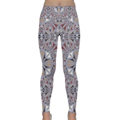 Triangle-design Lightweight Velour Classic Yoga Leggings