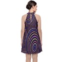 Spheres Velvet Halter Neckline Dress  View2