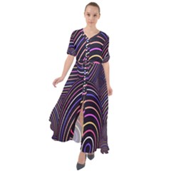 Spheres Waist Tie Boho Maxi Dress by nateshop