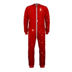 Stars-red Chrismast Onepiece Jumpsuit (kids) by nateshop