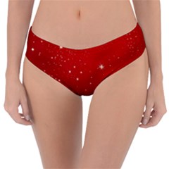 Stars-red Chrismast Reversible Classic Bikini Bottoms by nateshop