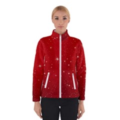 Stars-red Chrismast Women s Bomber Jacket