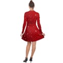 Stars-red Chrismast Long Sleeve Panel Dress View2