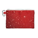 Stars-red Chrismast Canvas Cosmetic Bag (Large) View1