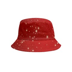 Stars-red Chrismast Inside Out Bucket Hat (kids) by nateshop