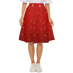 Stars-red Chrismast Classic Short Skirt by nateshop