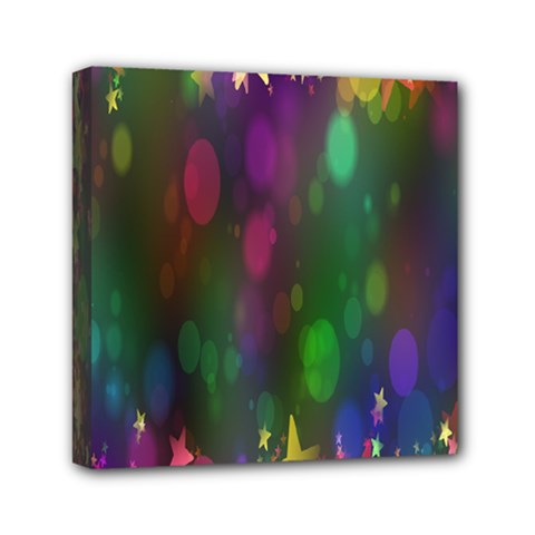 Stars Mini Canvas 6  X 6  (stretched) by nateshop