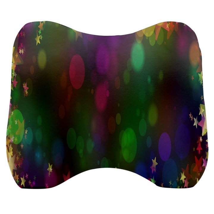 Stars Velour Head Support Cushion