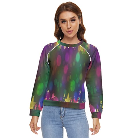 Stars Women s Long Sleeve Raglan Tee by nateshop