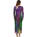 Stars Long Sleeve Velour Longline Maxi Dress View4