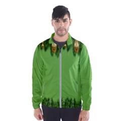 New-year-green Men s Windbreaker