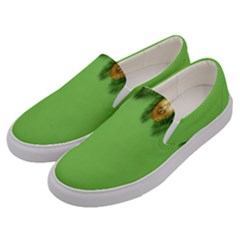 New-year-green Men s Canvas Slip Ons by nateshop