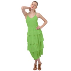 New-year-green Layered Bottom Dress by nateshop