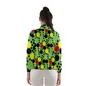 Pattern-polka Green Yelow Black Women s Windbreaker View2