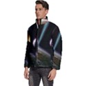 Planets In Space Men s Puffer Bubble Jacket Coat View2