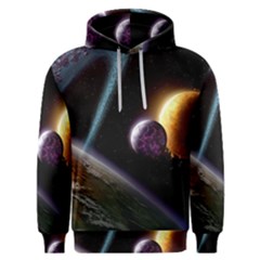 Planets In Space Men s Overhead Hoodie