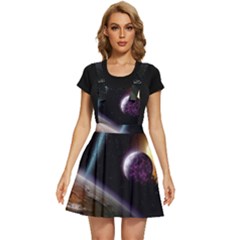 Planets In Space Apron Dress by Sapixe