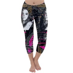 Grunge Witch Capri Winter Leggings  by MRNStudios