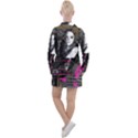 Grunge Witch Women s Long Sleeve Casual Dress View2